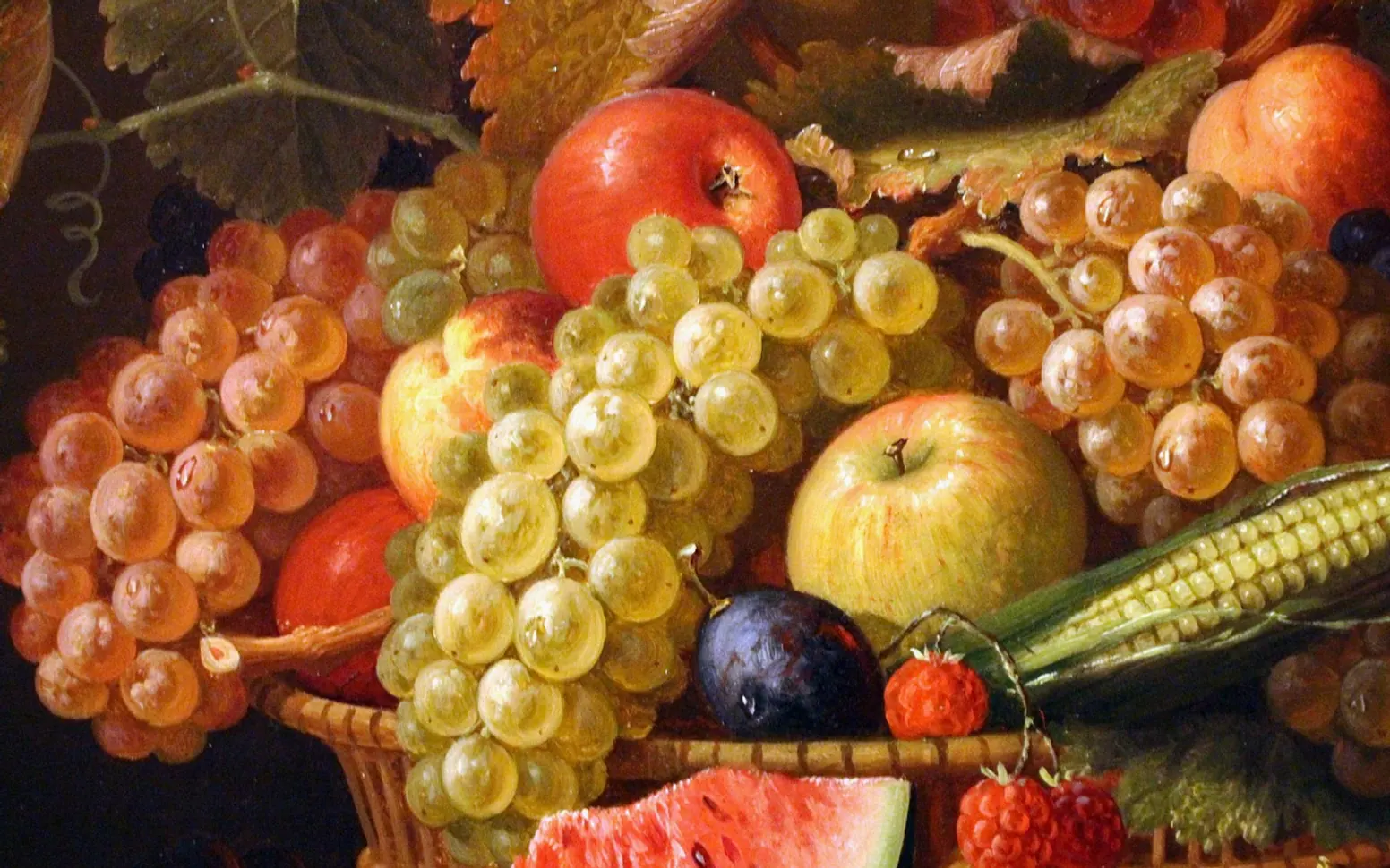 The framework, painting and oil painting on canvas
