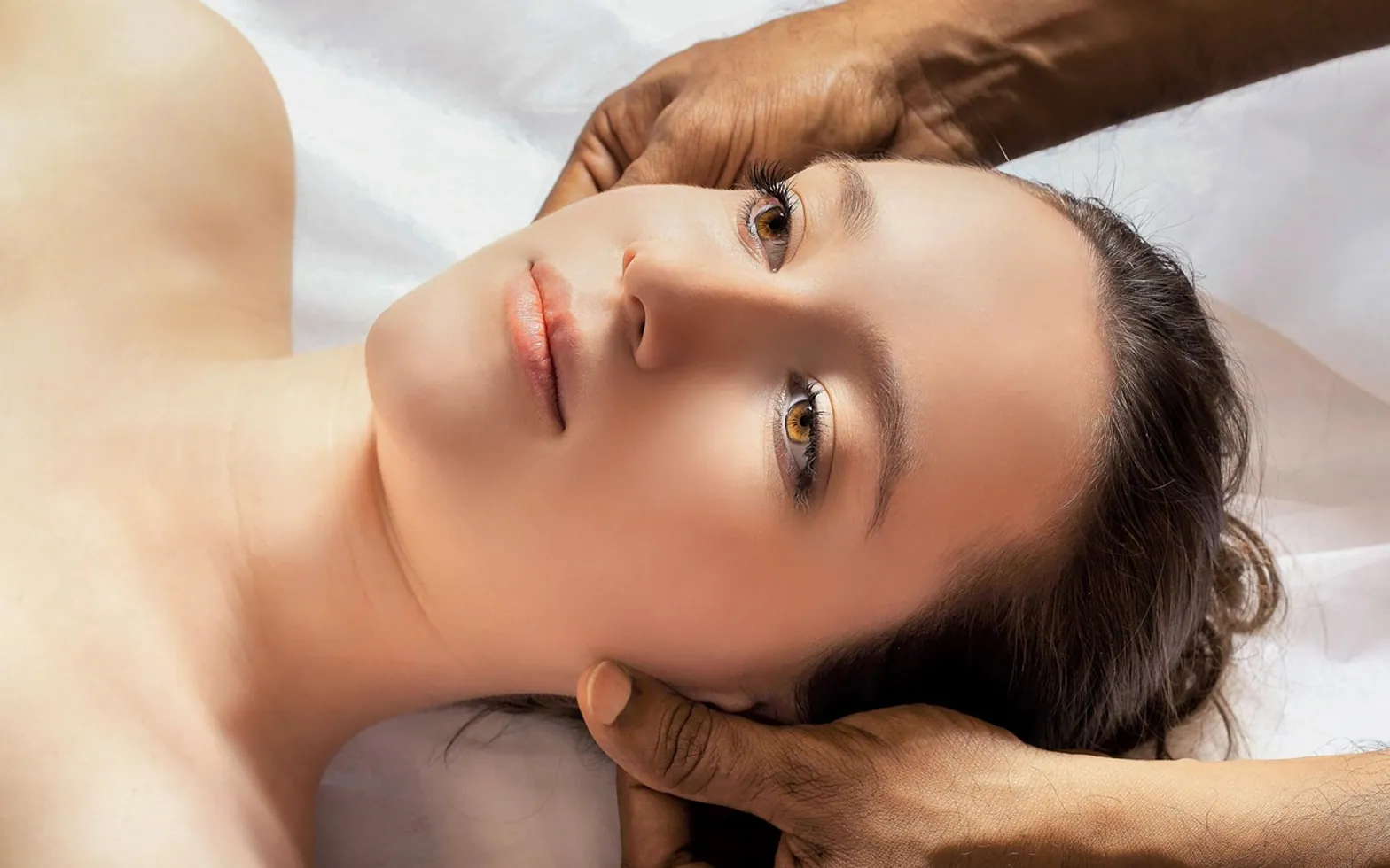 Head massage, ayurveda and relaxation